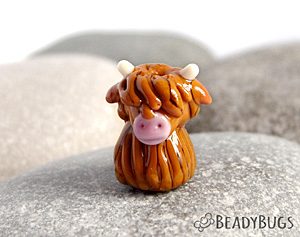 highland cow bead